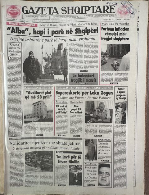 Gazeta Shqiptare 1997-04-12